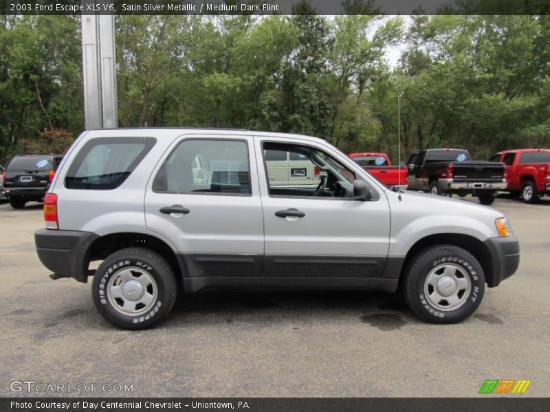 Satin Silver Metallic / Medium Dark Flint 2003 Ford Escape XLS V6