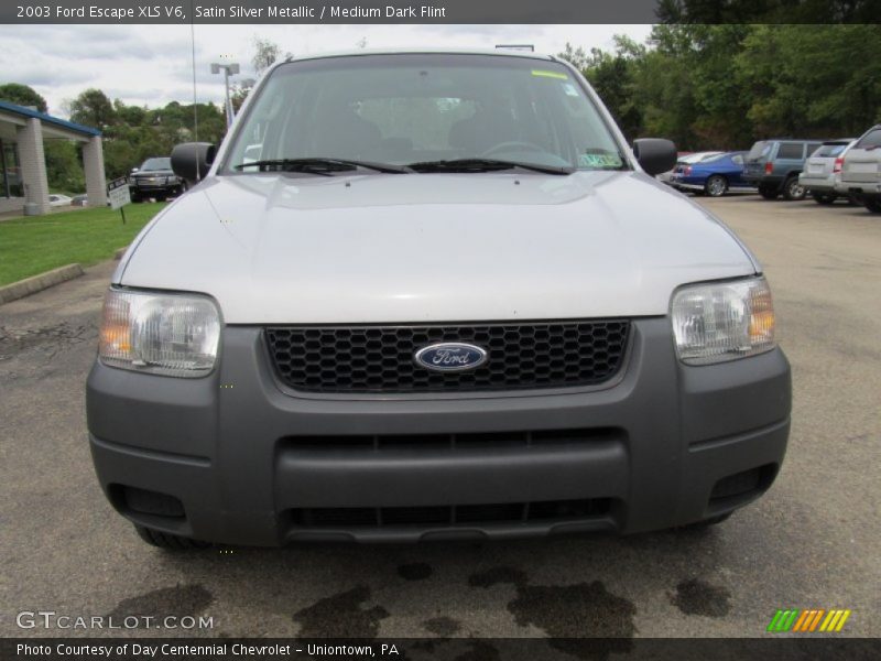 Satin Silver Metallic / Medium Dark Flint 2003 Ford Escape XLS V6