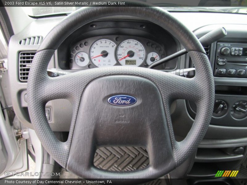 Satin Silver Metallic / Medium Dark Flint 2003 Ford Escape XLS V6