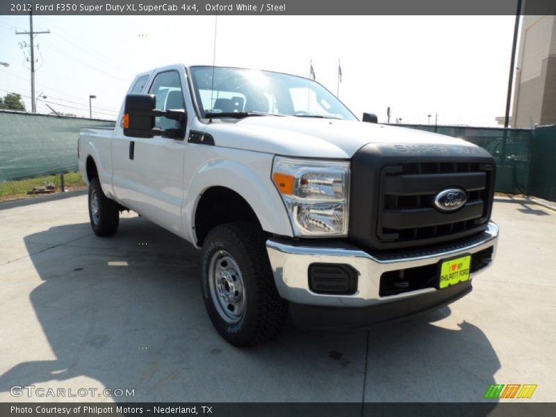 Oxford White / Steel 2012 Ford F350 Super Duty XL SuperCab 4x4
