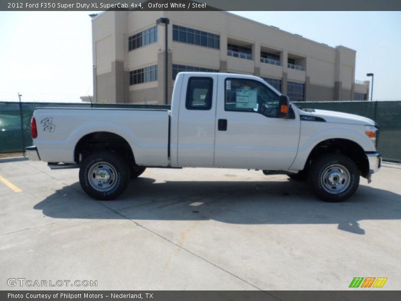 Oxford White / Steel 2012 Ford F350 Super Duty XL SuperCab 4x4