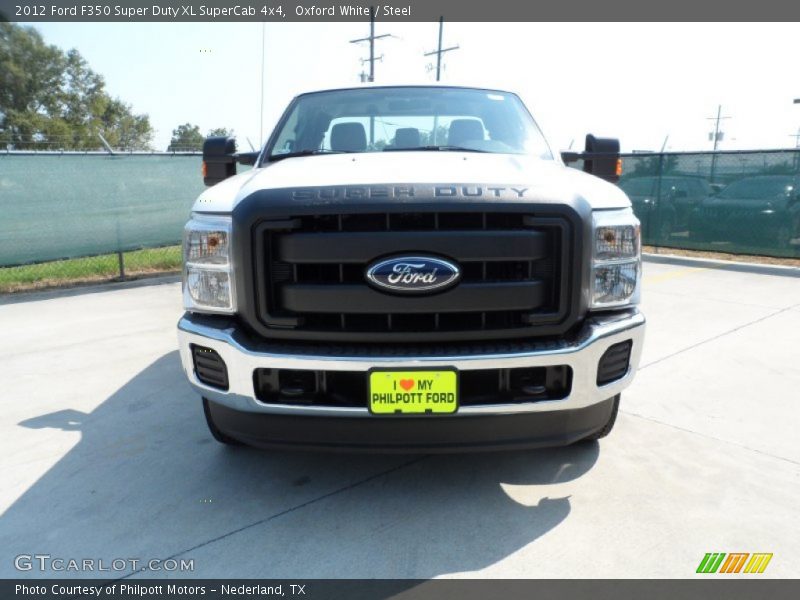 Oxford White / Steel 2012 Ford F350 Super Duty XL SuperCab 4x4