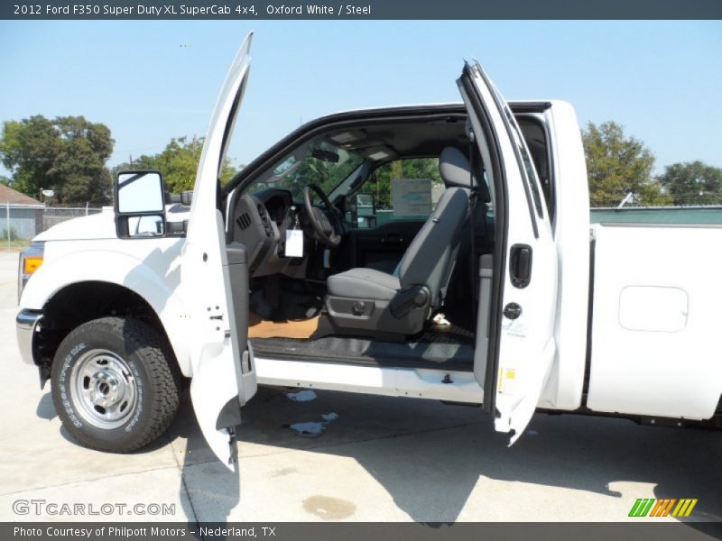 Oxford White / Steel 2012 Ford F350 Super Duty XL SuperCab 4x4