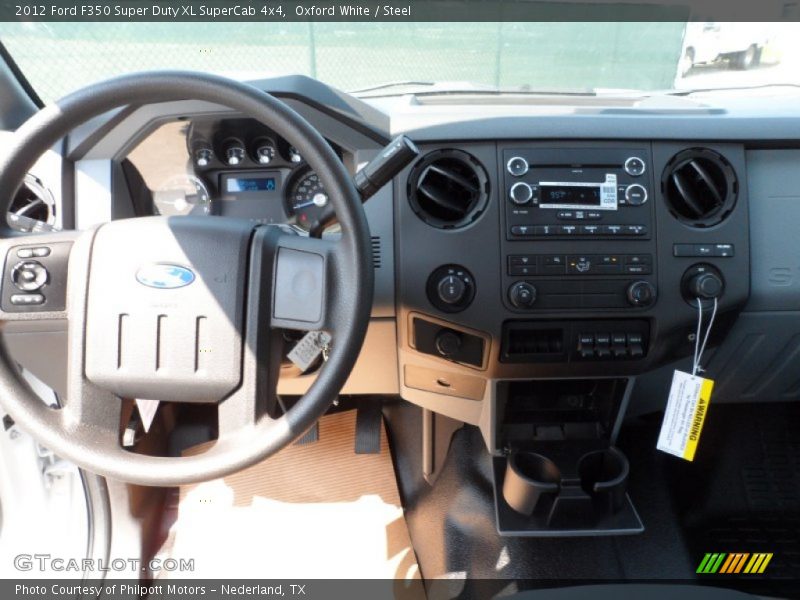 Oxford White / Steel 2012 Ford F350 Super Duty XL SuperCab 4x4