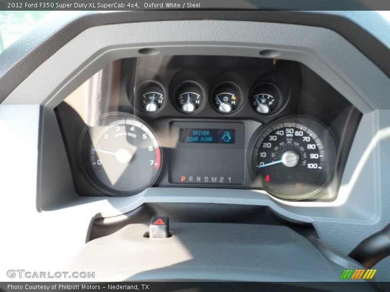 Oxford White / Steel 2012 Ford F350 Super Duty XL SuperCab 4x4