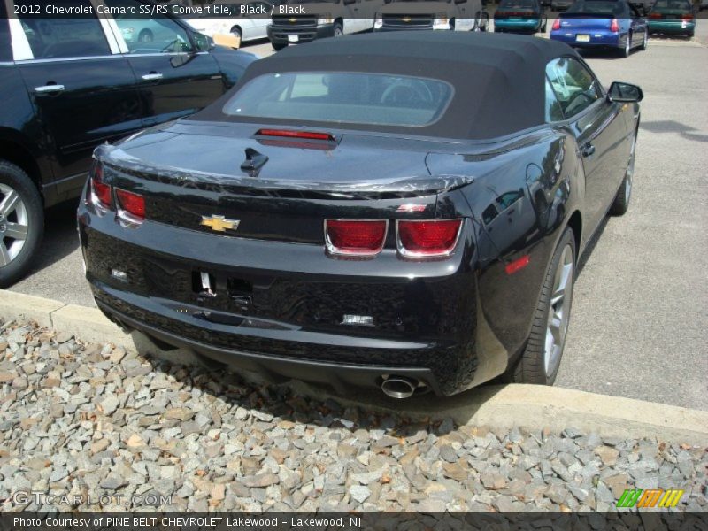 Black / Black 2012 Chevrolet Camaro SS/RS Convertible