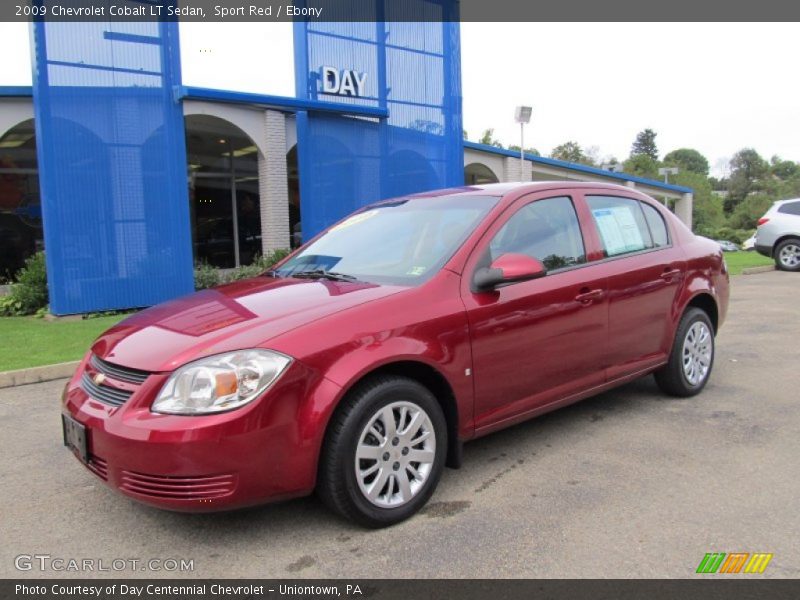 Sport Red / Ebony 2009 Chevrolet Cobalt LT Sedan