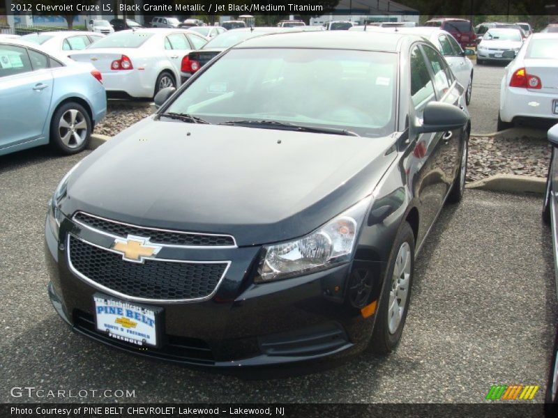 Black Granite Metallic / Jet Black/Medium Titanium 2012 Chevrolet Cruze LS