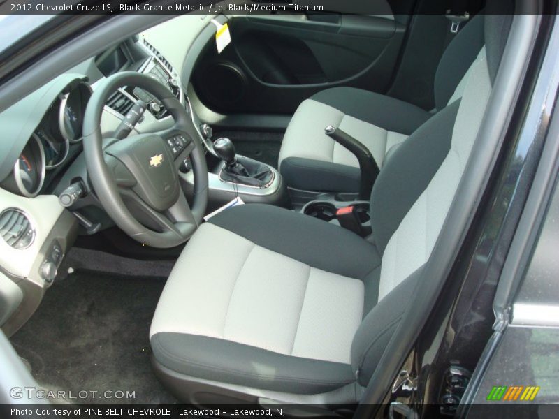 Black Granite Metallic / Jet Black/Medium Titanium 2012 Chevrolet Cruze LS