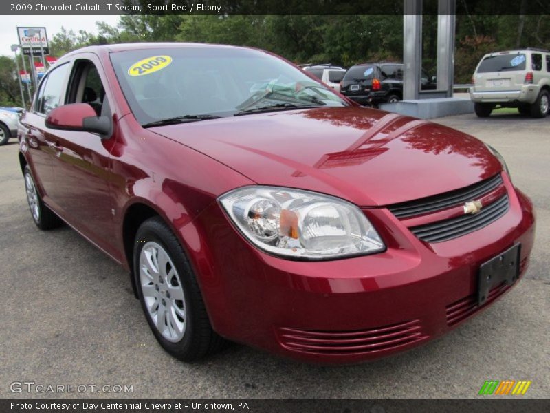 Sport Red / Ebony 2009 Chevrolet Cobalt LT Sedan