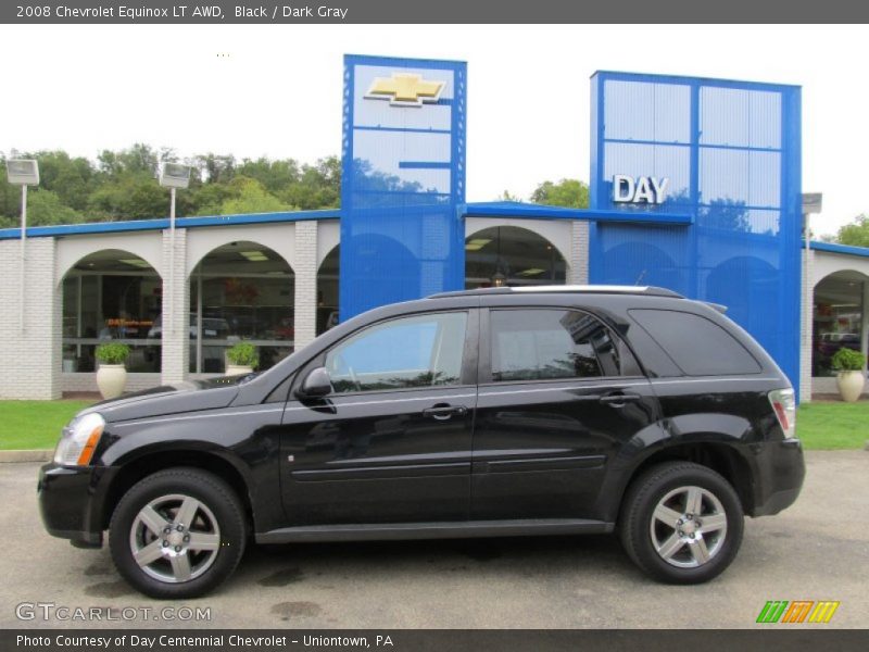Black / Dark Gray 2008 Chevrolet Equinox LT AWD