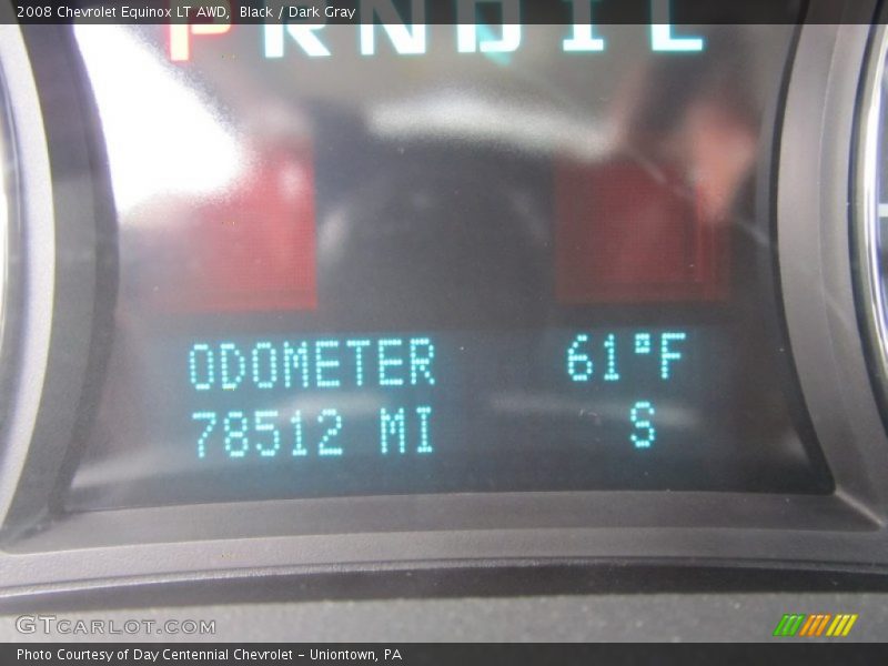 Black / Dark Gray 2008 Chevrolet Equinox LT AWD