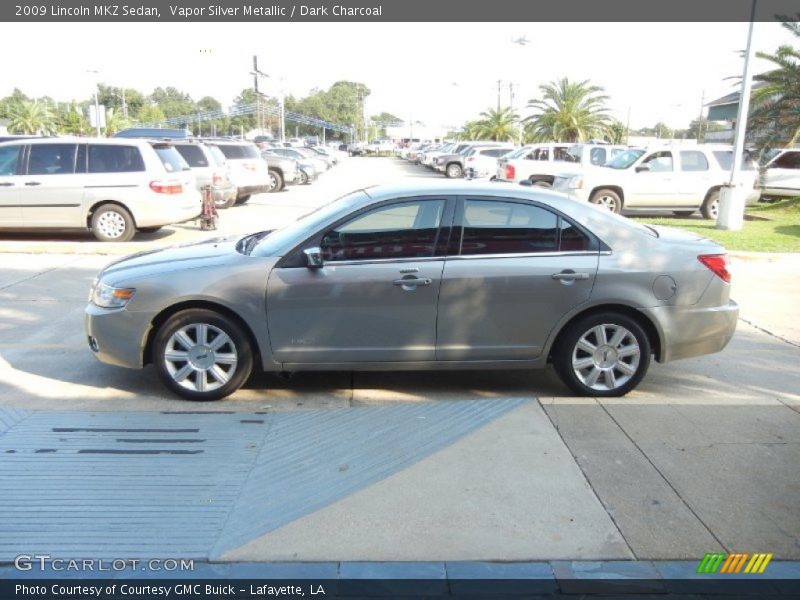 Vapor Silver Metallic / Dark Charcoal 2009 Lincoln MKZ Sedan