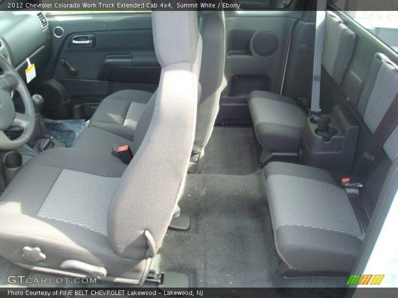 Summit White / Ebony 2012 Chevrolet Colorado Work Truck Extended Cab 4x4