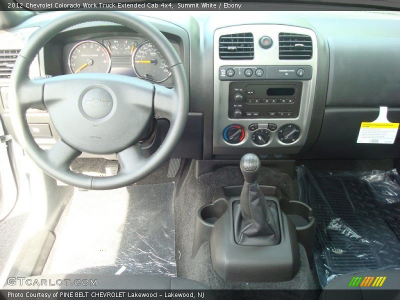 Summit White / Ebony 2012 Chevrolet Colorado Work Truck Extended Cab 4x4
