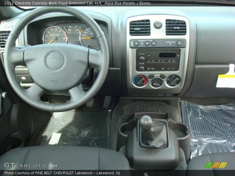 Dashboard of 2012 Colorado Work Truck Extended Cab 4x4