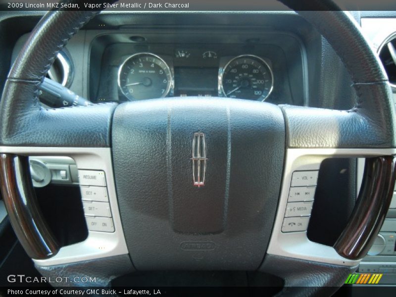 Vapor Silver Metallic / Dark Charcoal 2009 Lincoln MKZ Sedan