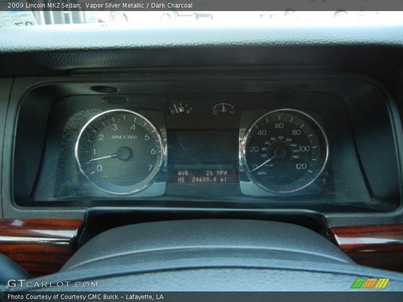 Vapor Silver Metallic / Dark Charcoal 2009 Lincoln MKZ Sedan