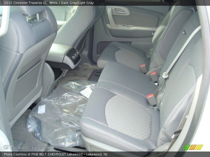White / Dark Gray/Light Gray 2012 Chevrolet Traverse LS