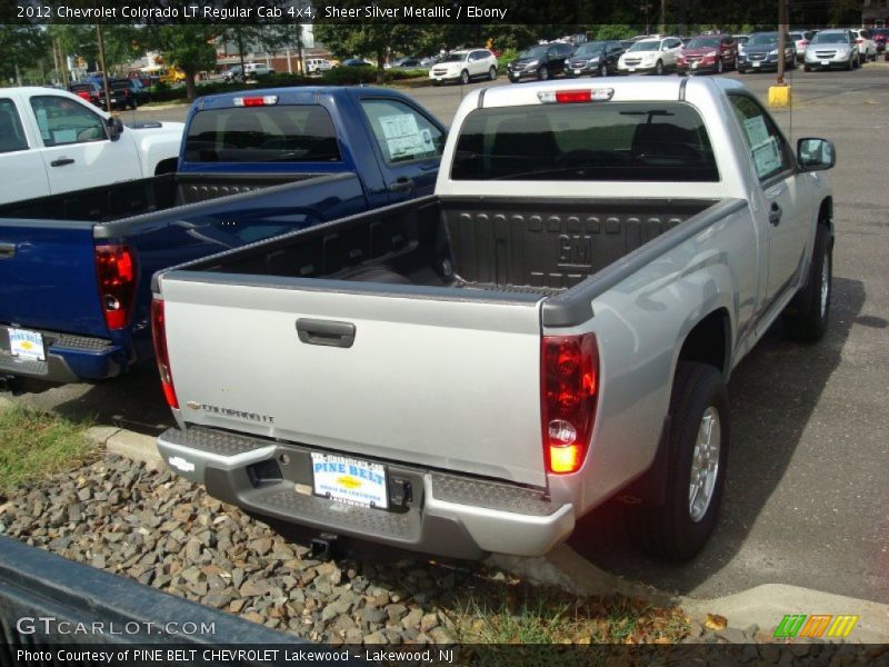 Sheer Silver Metallic / Ebony 2012 Chevrolet Colorado LT Regular Cab 4x4