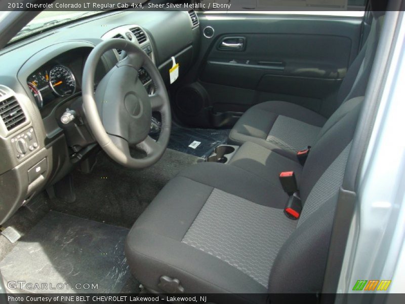  2012 Colorado LT Regular Cab 4x4 Ebony Interior