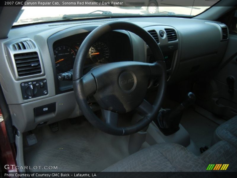 Sonoma Red Metallic / Dark Pewter 2007 GMC Canyon Regular Cab