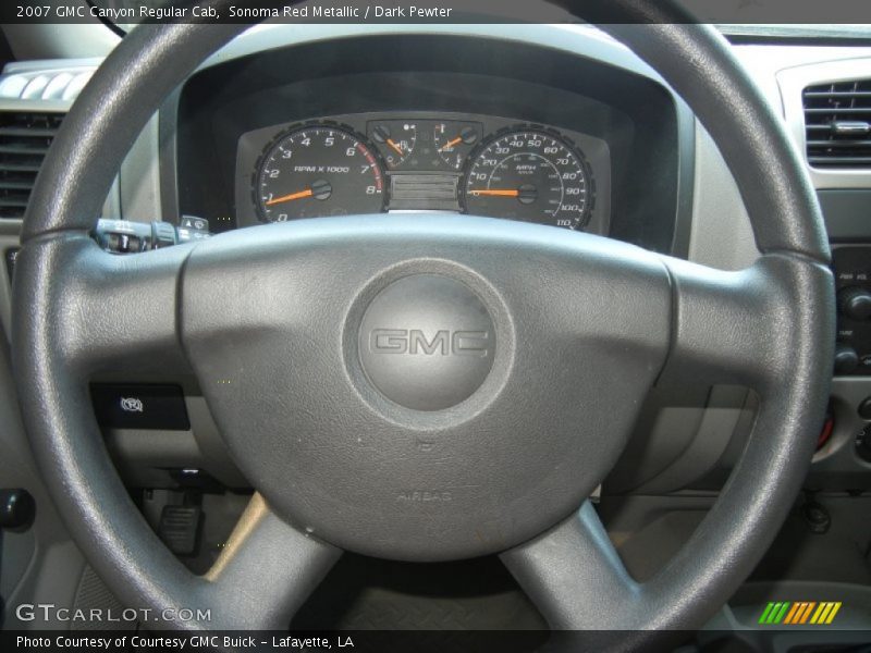 Sonoma Red Metallic / Dark Pewter 2007 GMC Canyon Regular Cab