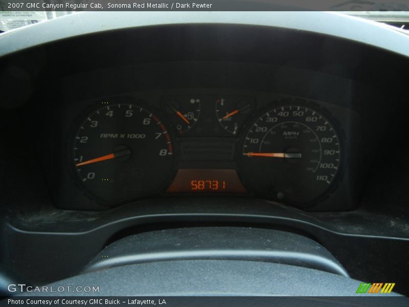 Sonoma Red Metallic / Dark Pewter 2007 GMC Canyon Regular Cab