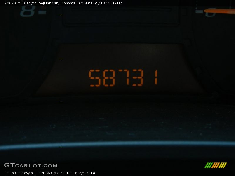 Sonoma Red Metallic / Dark Pewter 2007 GMC Canyon Regular Cab