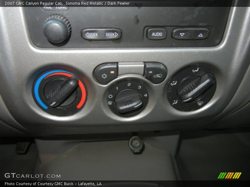 Sonoma Red Metallic / Dark Pewter 2007 GMC Canyon Regular Cab