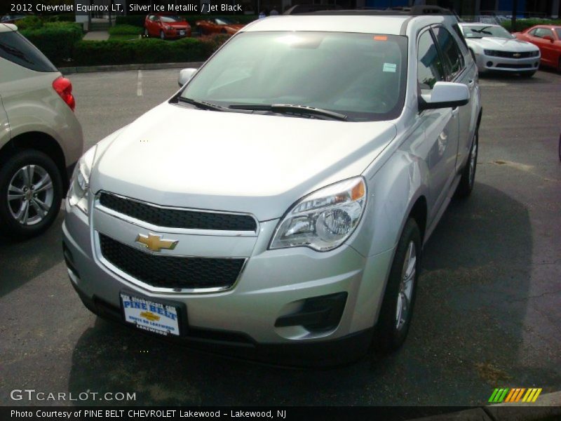 Silver Ice Metallic / Jet Black 2012 Chevrolet Equinox LT