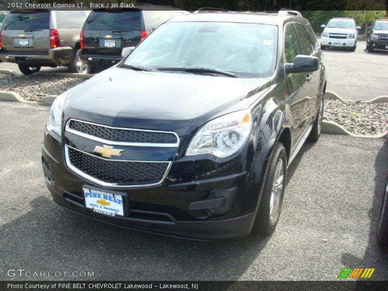Black / Jet Black 2012 Chevrolet Equinox LT