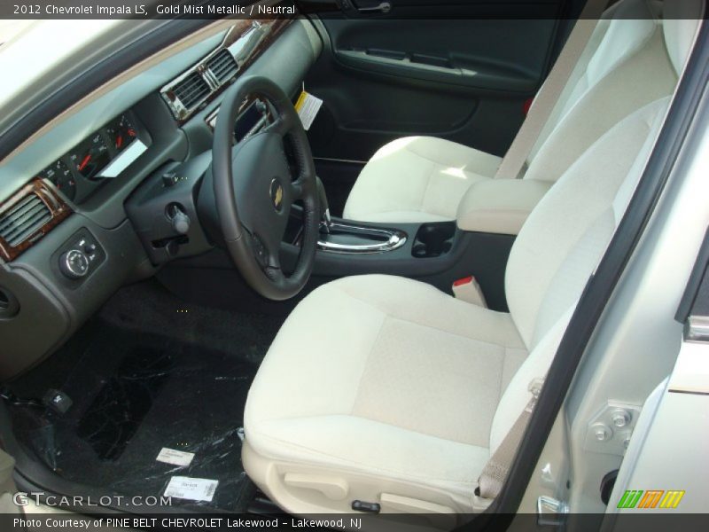  2012 Impala LS Neutral Interior