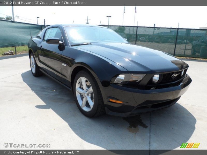 Black / Charcoal Black 2012 Ford Mustang GT Coupe