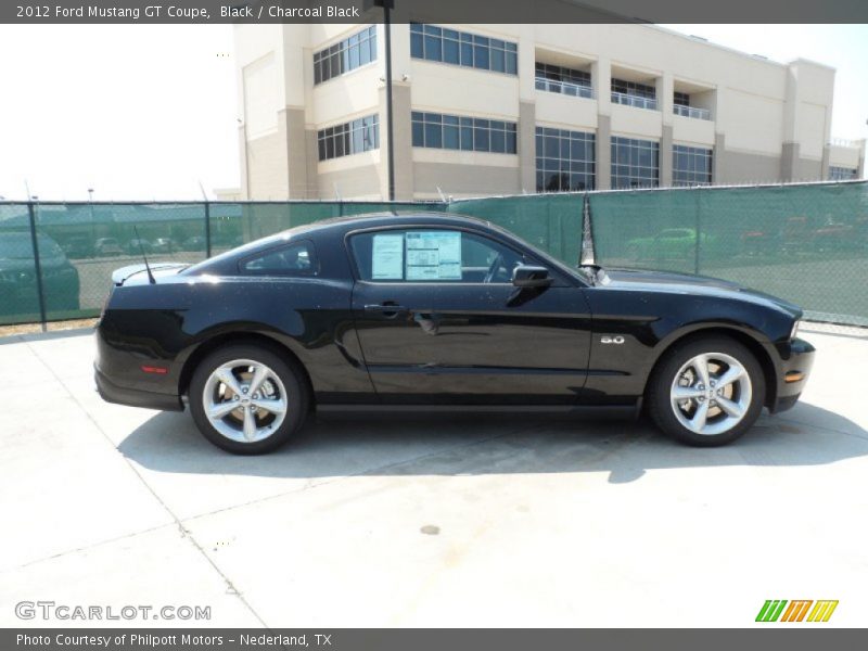 Black / Charcoal Black 2012 Ford Mustang GT Coupe