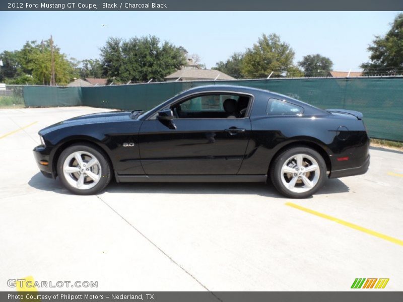 Black / Charcoal Black 2012 Ford Mustang GT Coupe
