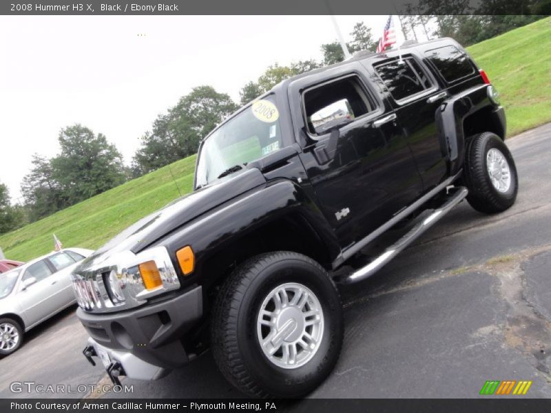 Black / Ebony Black 2008 Hummer H3 X