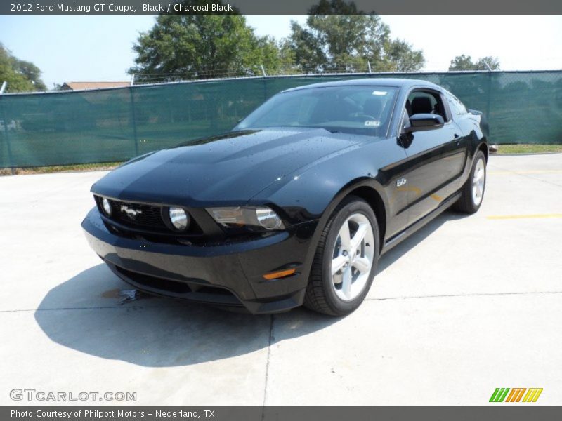 Black / Charcoal Black 2012 Ford Mustang GT Coupe