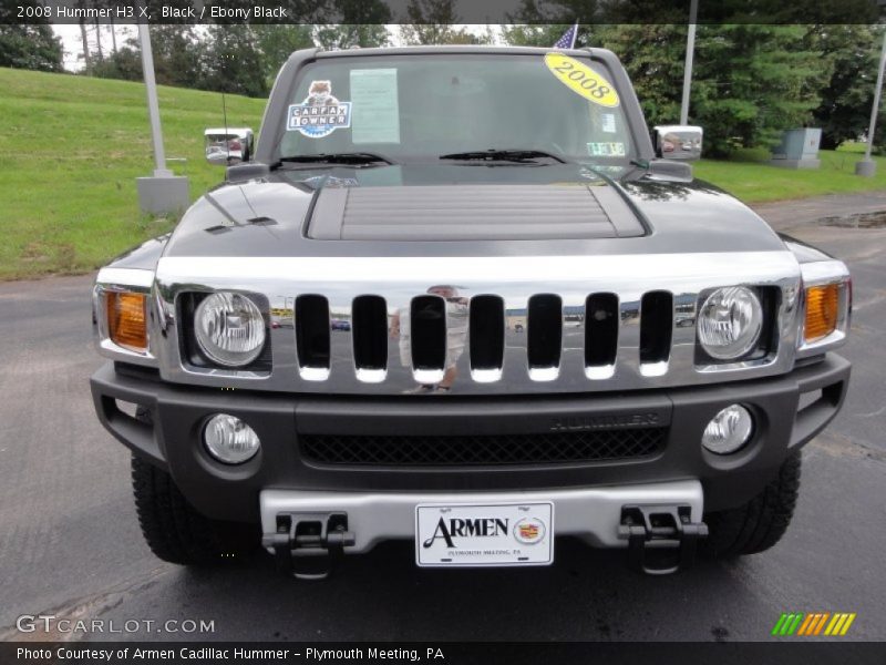 Black / Ebony Black 2008 Hummer H3 X