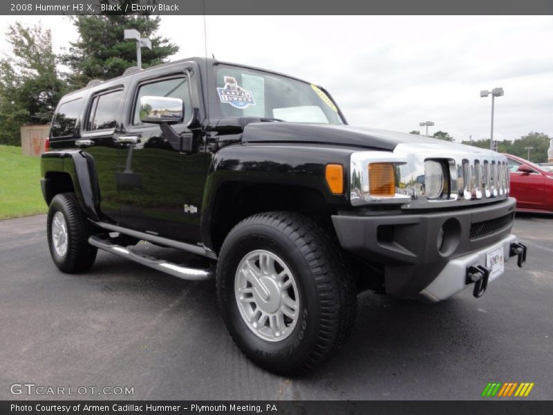Black / Ebony Black 2008 Hummer H3 X