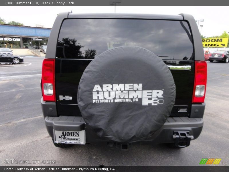 Black / Ebony Black 2008 Hummer H3 X