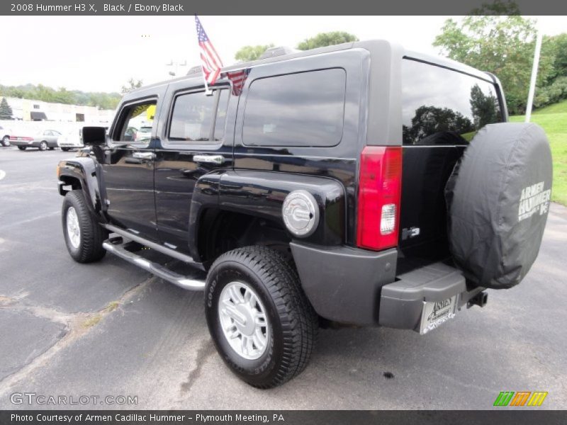 Black / Ebony Black 2008 Hummer H3 X