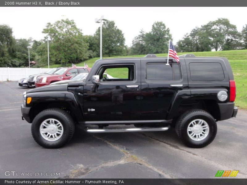 Black / Ebony Black 2008 Hummer H3 X
