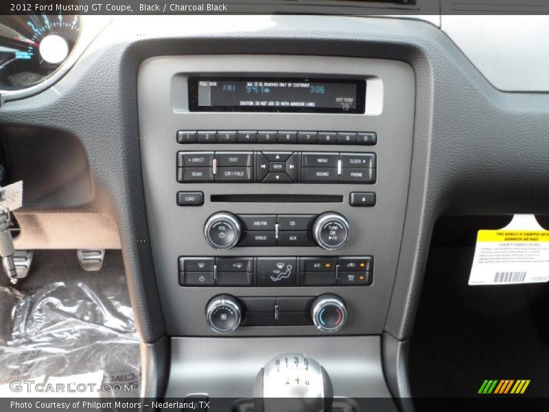 Black / Charcoal Black 2012 Ford Mustang GT Coupe
