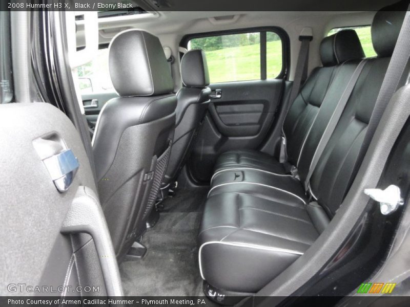 Black / Ebony Black 2008 Hummer H3 X