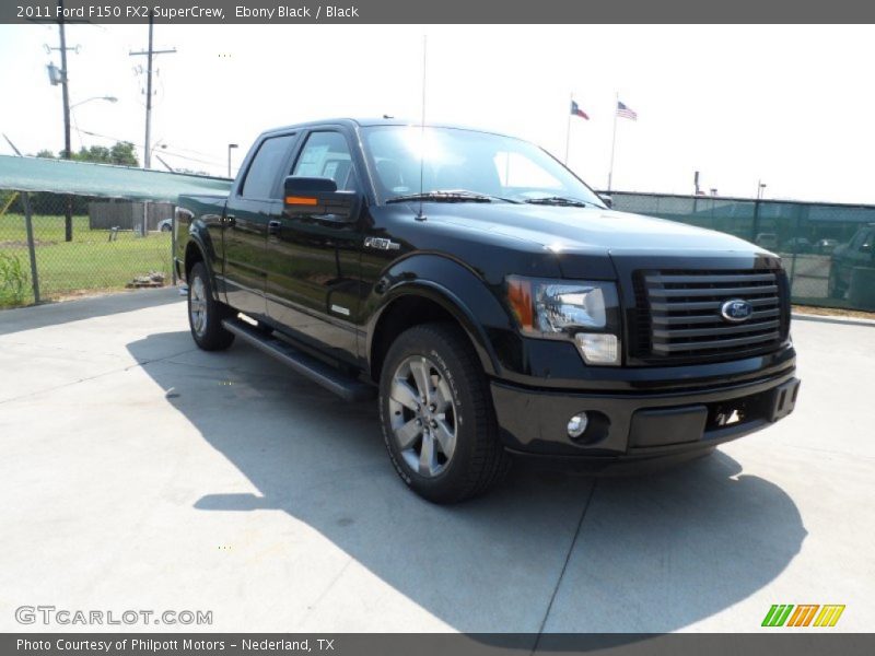 Ebony Black / Black 2011 Ford F150 FX2 SuperCrew