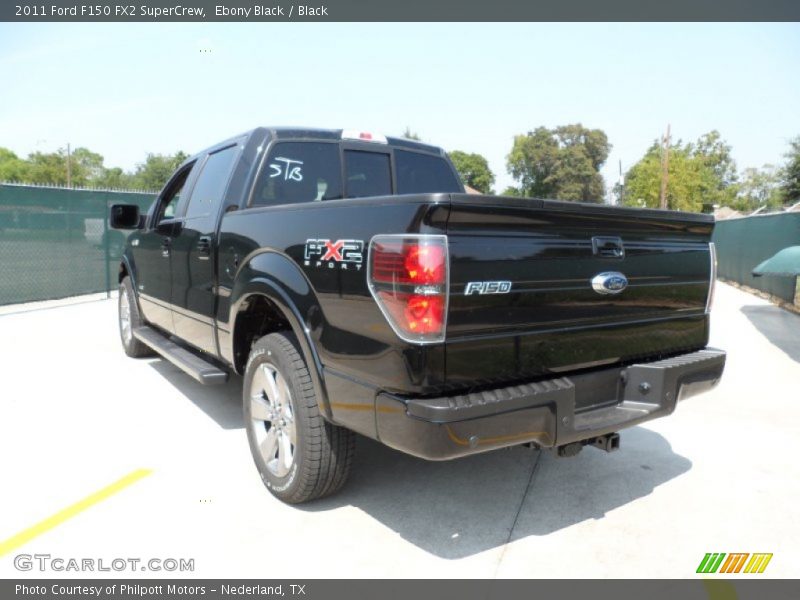 Ebony Black / Black 2011 Ford F150 FX2 SuperCrew