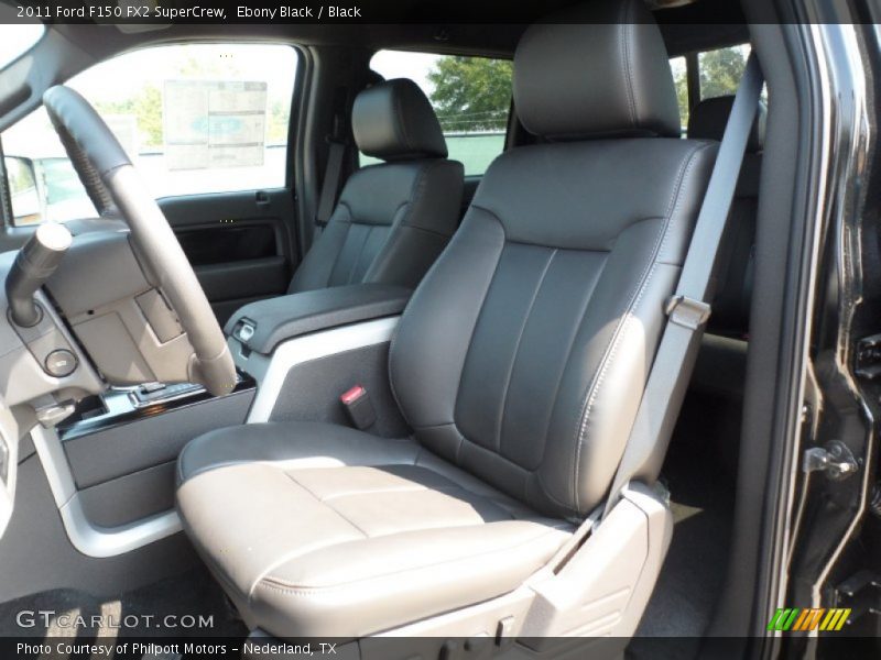 Ebony Black / Black 2011 Ford F150 FX2 SuperCrew