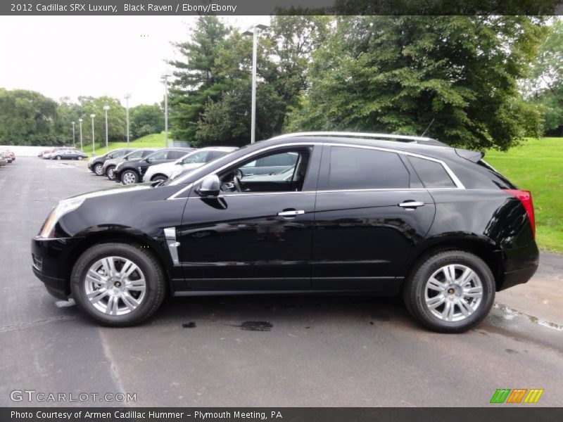 Black Raven / Ebony/Ebony 2012 Cadillac SRX Luxury