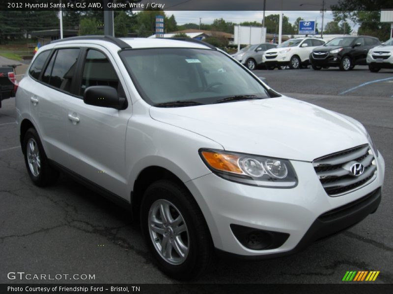 Front 3/4 View of 2012 Santa Fe GLS AWD